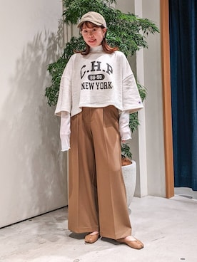 kanakoさん（レディース・157cm）の冬コーディネート