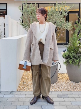 「アイテム（テーラードジャケット）」を使った、kanakoさん（レディース・157cm・30代）の秋コーディネート