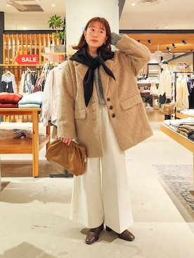 kanakoさん（レディース・157cm）の冬コーディネート