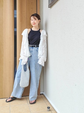 「アイテム（パンツ）」を使った、kanakoさん（レディース・157cm・30代）の夏コーディネート