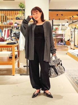 「アイテム（インナーウェア/肌着）」を使った、kanakoさん（レディース・157cm）の秋コーディネート