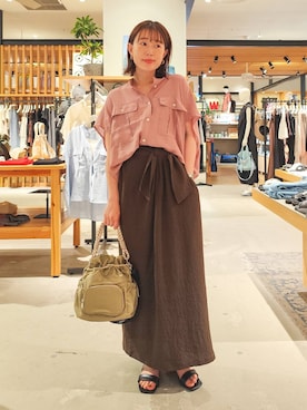 kanakoさん（レディース・157cm）の夏コーディネート