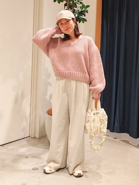 kanakoさん（レディース・157cm）の冬コーディネート