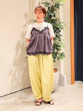 kanakoさん（レディース・157cm）の夏コーディネート