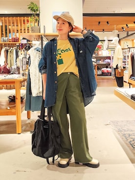 「アイテム（ワンピース/ドレス）」を使った、kanakoさん（レディース・157cm・30代）の秋コーディネート