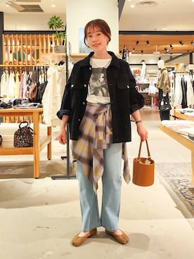 kanakoさん（レディース・157cm）の冬コーディネート