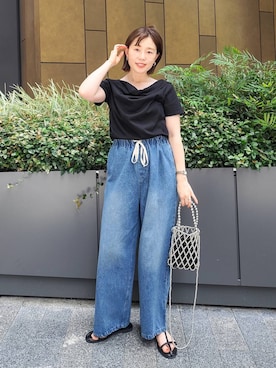 kanakoさん（レディース・157cm）の夏コーディネート