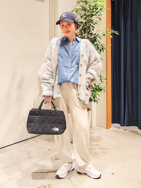 「アイテム（スウェットパンツ）」を使った、kanakoさん（レディース・157cm・30代）の秋コーディネート