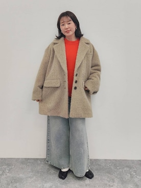 「アイテム（テーラードジャケット）」を使った、kanakoさん（レディース・157cm・30代）の秋コーディネート