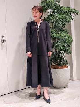 「アイテム（ワンピース/ドレス）」を使った、kanakoさん（レディース・157cm・30代）の冬コーディネート