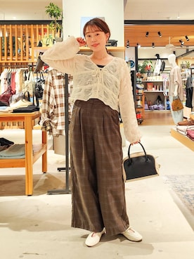 「アイテム（インナーウェア/肌着）」を使った、kanakoさん（レディース・157cm）の秋コーディネート