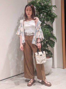 kanakoさん（レディース・157cm）の春コーディネート