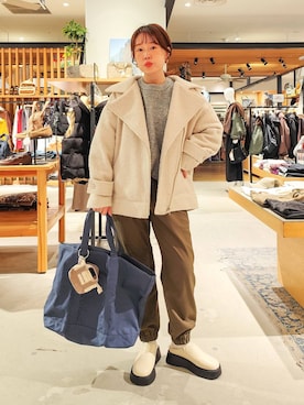 「アイテム（財布/小物）」を使った、kanakoさん（レディース・157cm・30代）の秋コーディネート