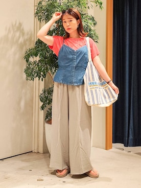 kanakoさん(レディース・157cm)の夏コーディネート