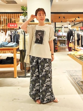 「アイテム（サンダル）」を使った、kanakoさん（レディース・157cm・30代）の夏コーディネート