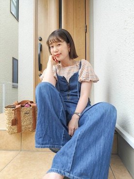 kanakoさん（レディース・157cm）の夏コーディネート