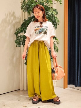 kanakoさん（レディース・157cm）の夏コーディネート