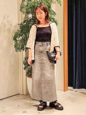 kanakoさん（レディース・157cm）の夏コーディネート