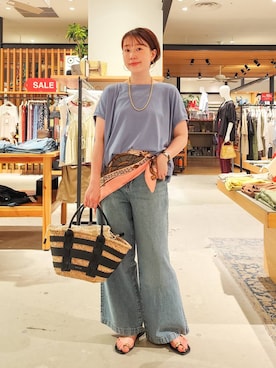「アイテム（財布/小物）」を使った、kanakoさん（レディース・157cm・30代）の夏コーディネート