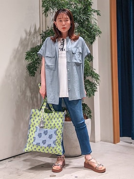 kanakoさん（レディース・157cm）の春コーディネート