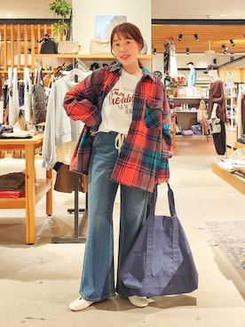 「アイテム（その他アウター）」を使った、kanakoさん（レディース・157cm・30代）の秋コーディネート