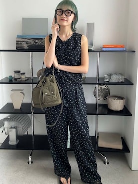 「柄物」｜herin00ursさん（レディース・162cm）の夏コーディネート