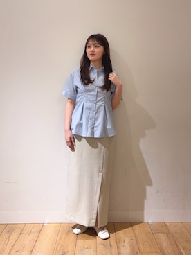 「オフィス」｜riseさん（レディース・160cm）の春コーディネート