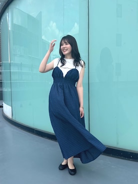 「SENSE OF PLACE by URBAN RESEAR」｜riseさん（レディース・160cm）の夏コーディネート