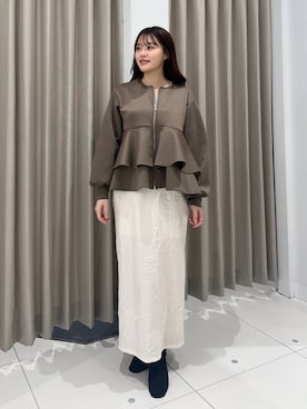 「SENSE OF PLACE by URBAN RESEARCH（センスオブプレイスバイアーバンリサーチ）のアイテム（ブーツ）」を使った、riseさん（レディース・160cm）の冬コーディネート