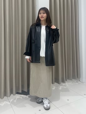 「アイテム（その他アウター）」を使った、riseさん（レディース・160cm）の秋コーディネート