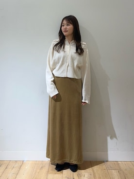 「トレンド秋素材コーデ」｜riseさん（レディース・160cm）の秋コーディネート