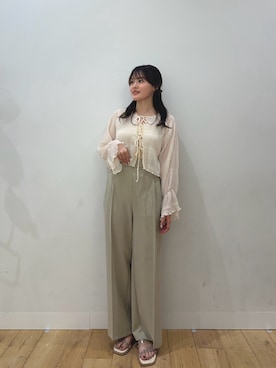 「SENSE OF PLACE by URBAN RESEAR」｜riseさん（レディース・160cm）の夏コーディネート