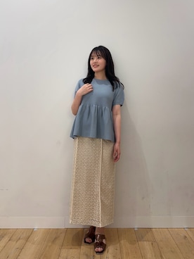「SENSE OF PLACE by URBAN RESEAR」｜riseさん（レディース・160cm）の夏コーディネート