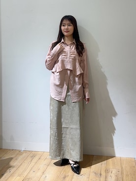 「SENSE OF PLACE by URBAN RESEARCH（センスオブプレイスバイアーバンリサーチ）のアイテム（パンプス）」を使った、riseさん（レディース・160cm）の秋コーディネート