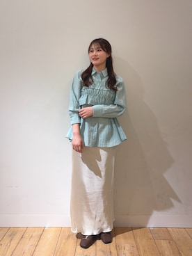 riseさん（レディース・160cm）の冬コーディネート