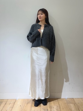 「ドット柄」｜riseさん（レディース・160cm）の秋コーディネート