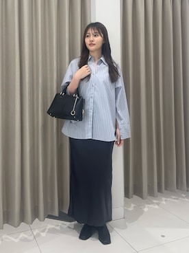 「RODE SKO（ロデスコ）のアイテム」を使った、riseさん（レディース・160cm）の秋コーディネート
