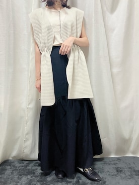 「sakishimatokyo（サキシマトーキョー）のアイテム」を使った、Shikaさん（レディース・153cm）の秋コーディネート