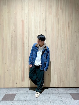 「SHEEN（シーン）のアイテム」を使った、haru052さん（メンズ・171cm）の冬コーディネート