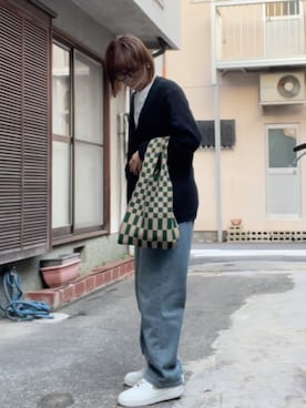 「SHIEN」｜「アイテム（Tシャツ/カットソー）」を使った、Harukaさん（レディース・163cm）の春コーディネート