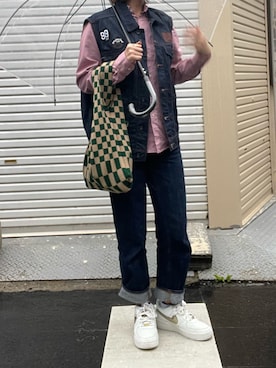 「SHIEN」｜「アイテム（パンツ）」を使った、Harukaさん（レディース・163cm）の春コーディネート