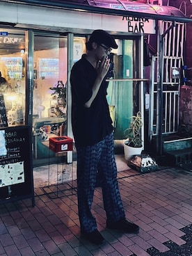 「NICK NEEDLES（ニックニードルズ）のアイテム」を使った、ryou2211さん（メンズ・187cm）の秋コーディネート