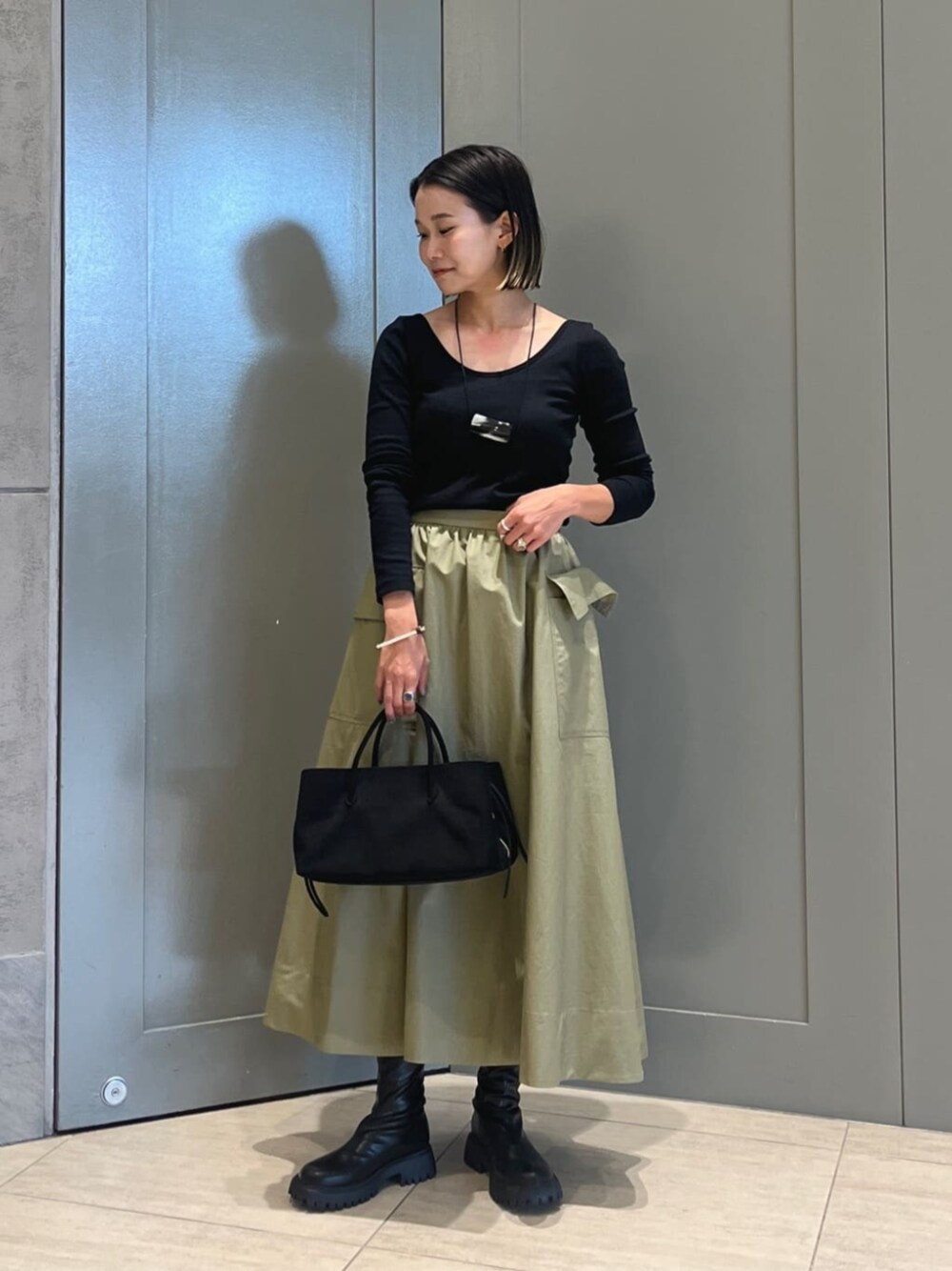 LOEFF（ロエフ）の「＜LOEFF＞ラウンドネック ロングスリーブT
