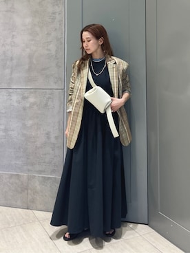 「LOEFF（ロエフ）のアイテム」を使った、Kanae Nagahataさん（レディース・159cm）の春コーディネート