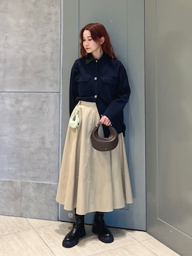 Kanae Nagahataさん（レディース・159cm）の春コーディネート