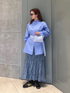 「UNITED ARROWS（ユナイテッドアローズ）のアイテム」を使った、Kanae Nagahataさん（レディース・159cm）の夏コーディネート