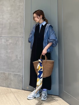 Kanae Nagahataさん（レディース・159cm）の春コーディネート