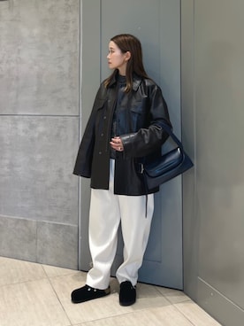 「ベーシック/トラッド」｜Kanae Nagahataさん（レディース・159cm）の秋コーディネート