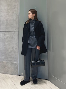 「ベーシック/トラッド」｜Kanae Nagahataさん（レディース・159cm）の秋コーディネート