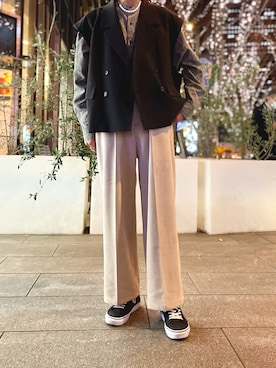 「Chikashitsu+」｜wear_cba_さん（メンズ・177cm）の冬コーディネート